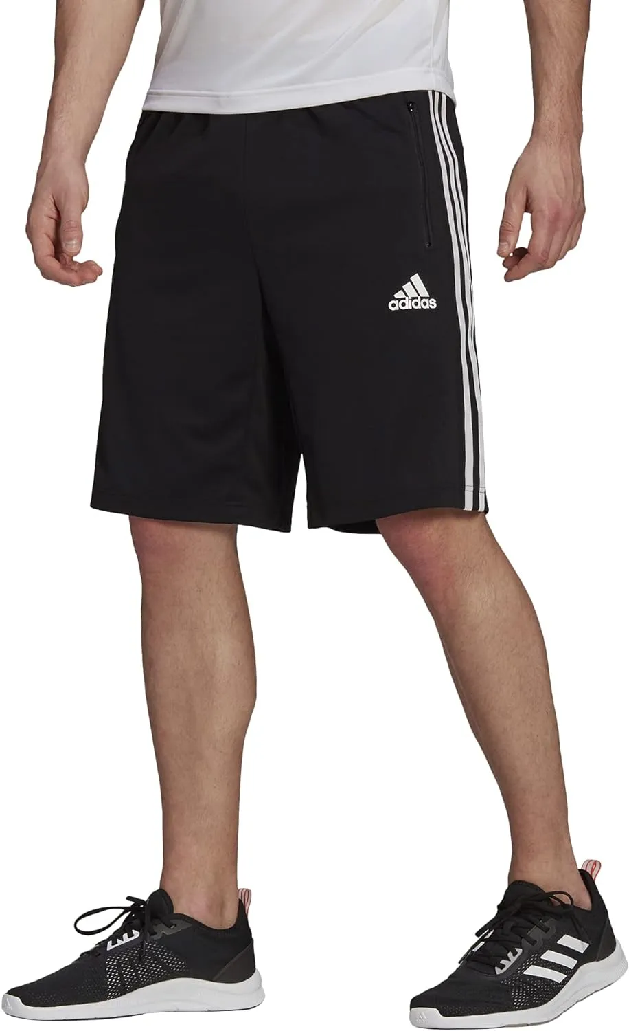 adidas Men's Designed 2 Move 3-Stripes Primeblue Shorts