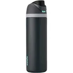 Owala FreeSip Insulated Stainless Steel Water Bottle with Straw for Sports and Travel, BPA-Free, 24oz, Foggy Tide