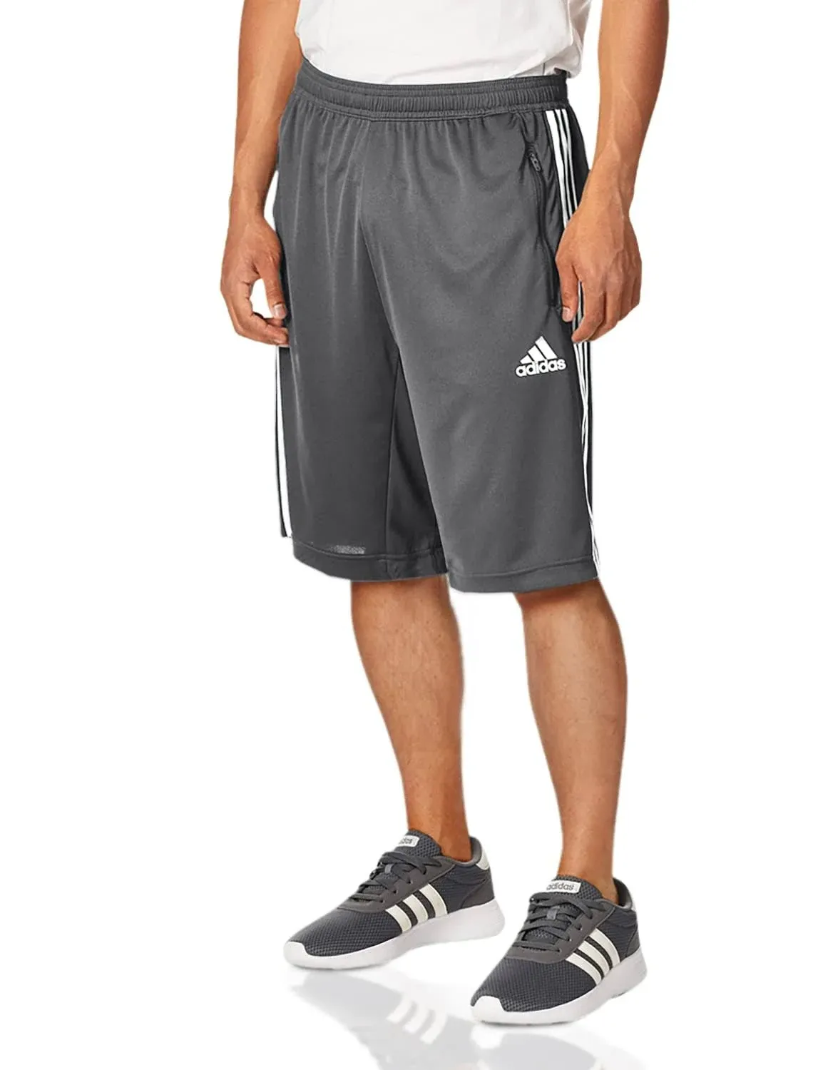 Adidas Men's Designed 2 Move 3-Stripes Primeblue Shorts