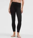 Lululemon Women's Align High-Rise Ribbed Pant 25" Size: 0 Black